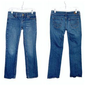 American Eagle Low Rise 77 Straight Jeans Size 4 Short